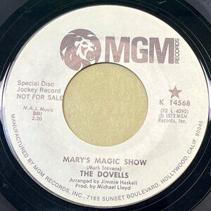 The Dovells Marys Magic Show / Dont Vote for Luke McCabe 45 Vinyl 70s Doo Wop